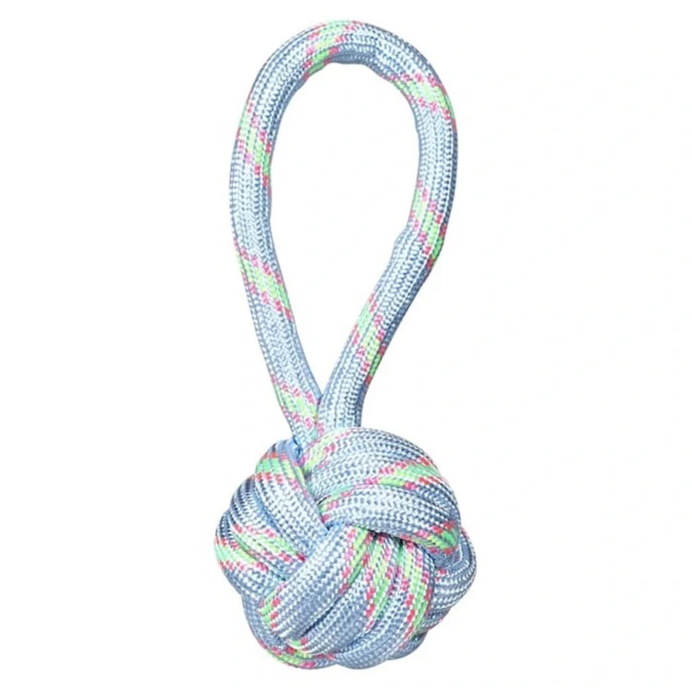 NWT Dog Rope Knot Toy Blue Pink Green
